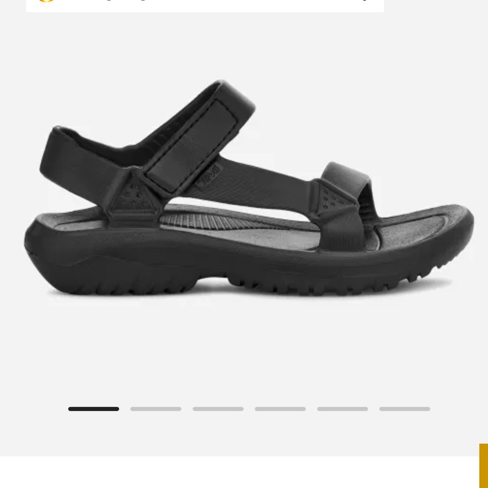 Teva Hurricane Drift Sandals, Black, Women’s Size 7